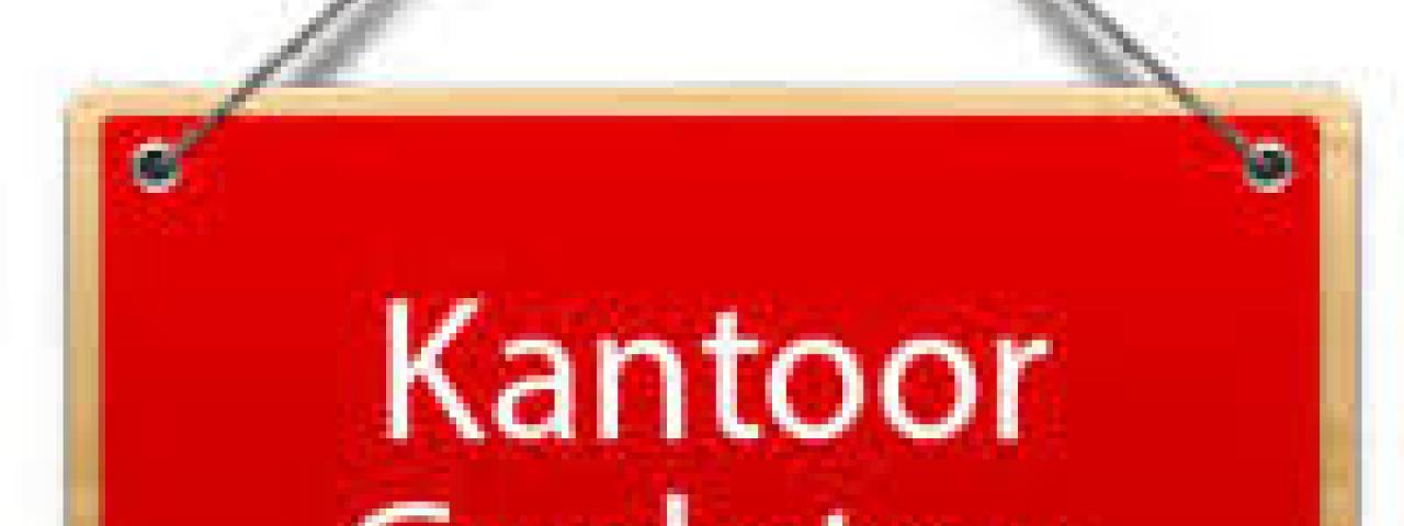  27 april Kantoor/administratie gesloten